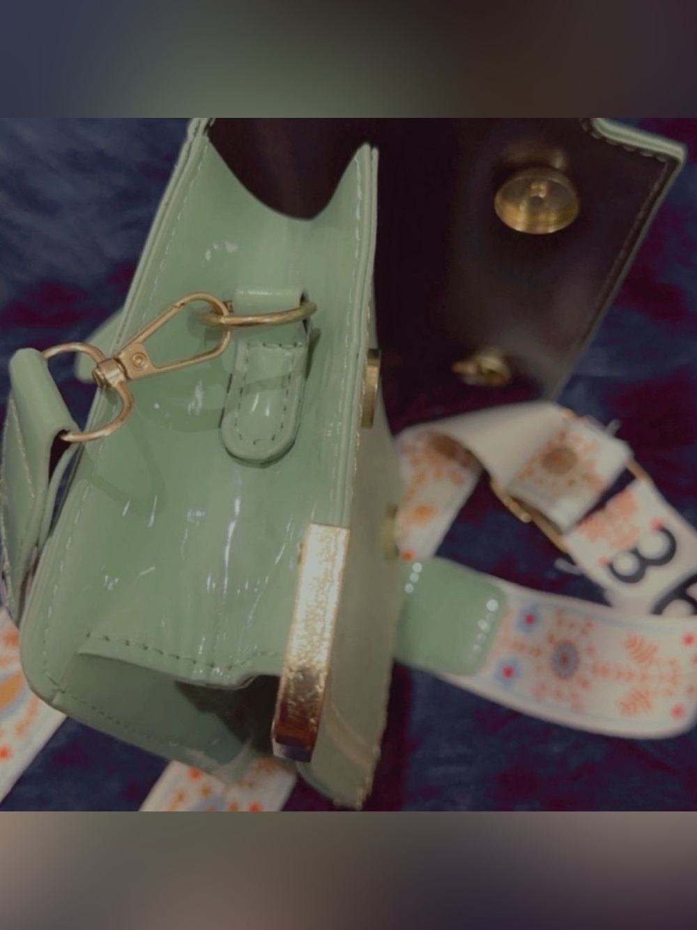 Deauty 1987 Sage Green Boho Crossbody With Dustbag NWOT - Picture 6 of 10